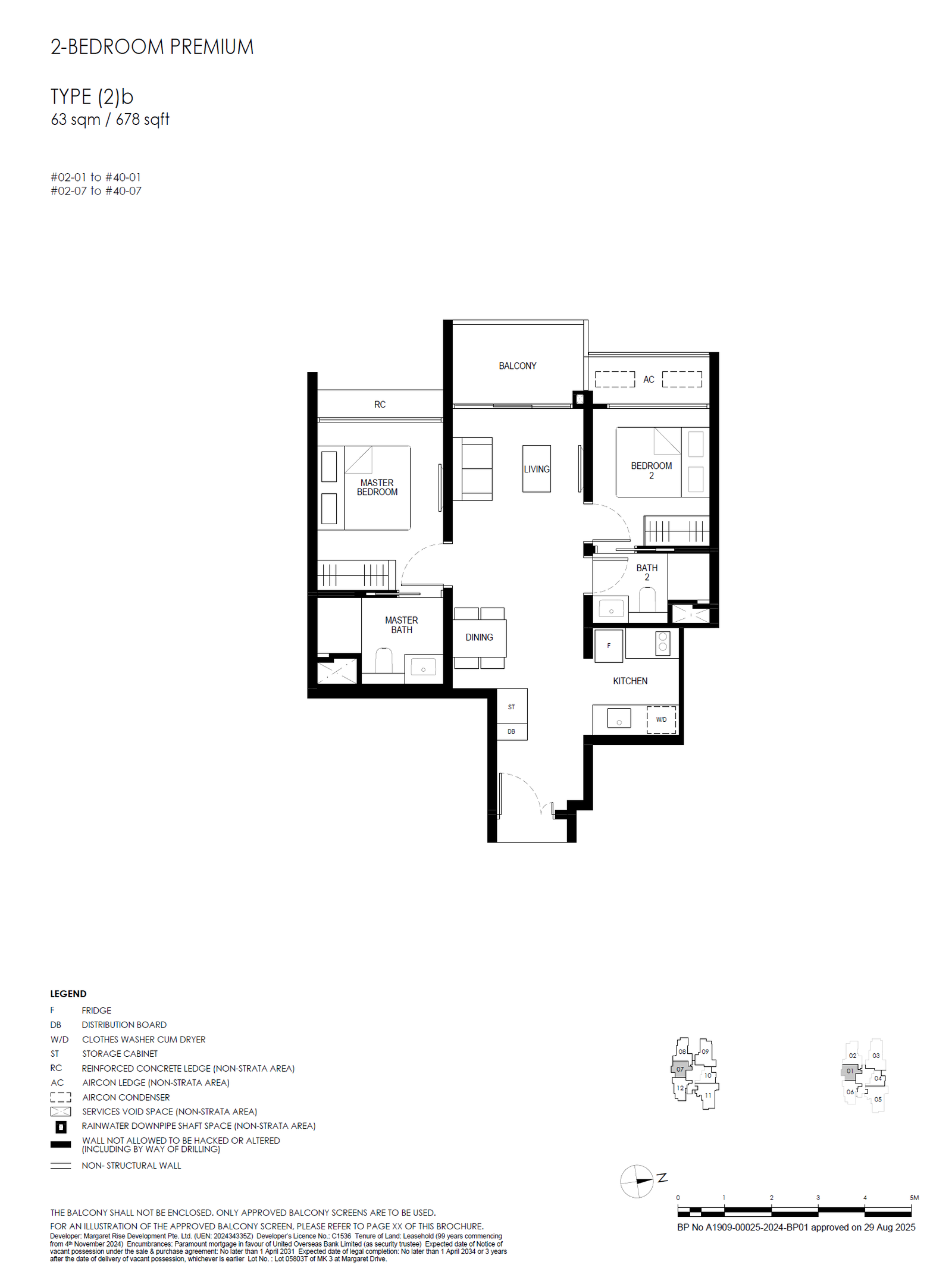 Penrith 2 Bedroom Floor Plan 3
